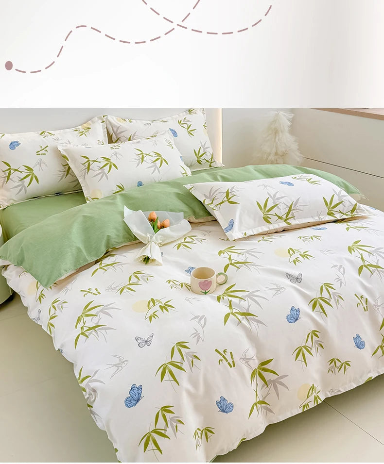 Spring 2025 Plant-based Cashmere Single Quilt Cover Printed Duvet Cover Skin-friendly and Breathable Bedding 150x200 220x240