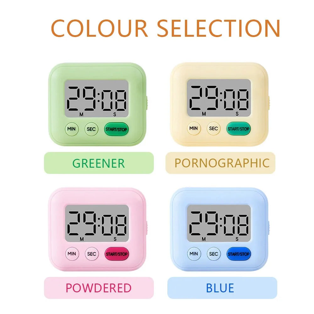 Silent Alarm for Student Time ManagementDigital Timer for Kids Study & Kitchen–Magnetic Countdown Timer with Large Display,99min