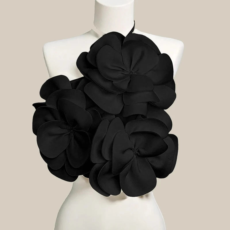 Elegant Flower Design T Shirt Women Sexy Sleeveless Women T-Shirts Pink Red Black Fashion Slim Tee Tops Female Pullover