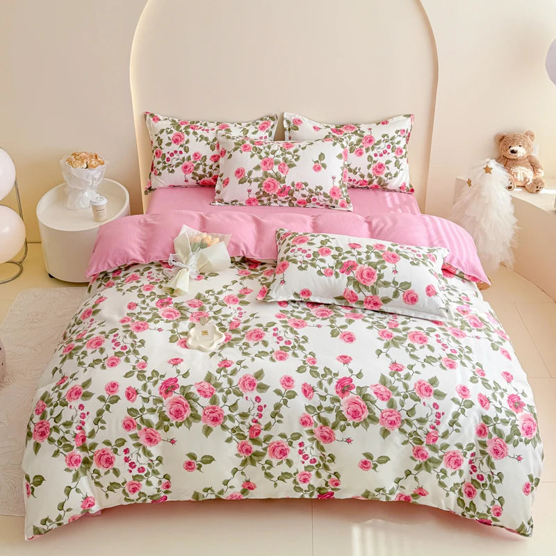 Spring 2025 Plant-based Cashmere Single Quilt Cover Printed Duvet Cover Skin-friendly and Breathable Bedding 150x200 220x240
