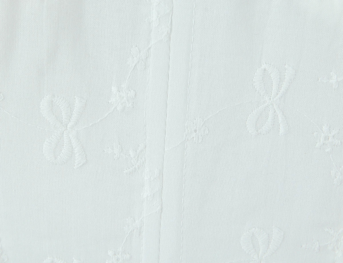 Sexy White Embroidery Floral Corset style Boning Tank Dress Women Cross Lacing up Bow Slim Waist Swing Short Dresses Vestdios