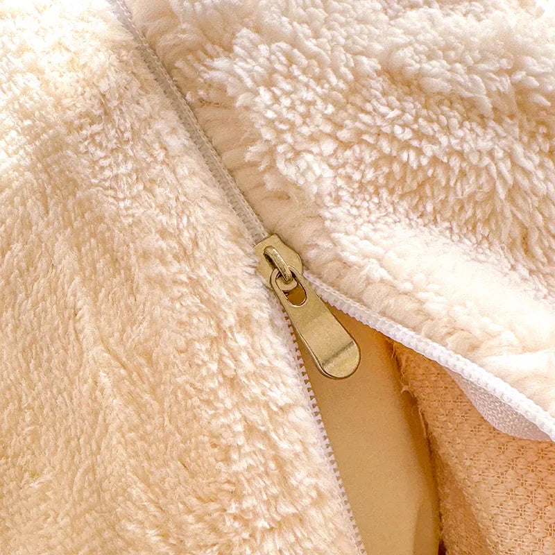 Warmth Duvet Cover Dual Use Blanket Warm Winter Blanket Soft Cozy Quilt Cover Plush Blankets for Beds Soft Cozy NO Pillowcases
