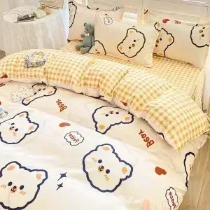 Warm Duvet Covers Suitable for Various Skin Types in Autumn Winter Spring Soft Bedding Covers Suitable for All Seasons Bed Sack