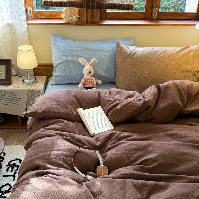 1 Duvet Cover, Soft Breathable Microfiber Quilt Cover, Wrinkle Resistant Fade Resistant All Season Bedding Comforter Cover
