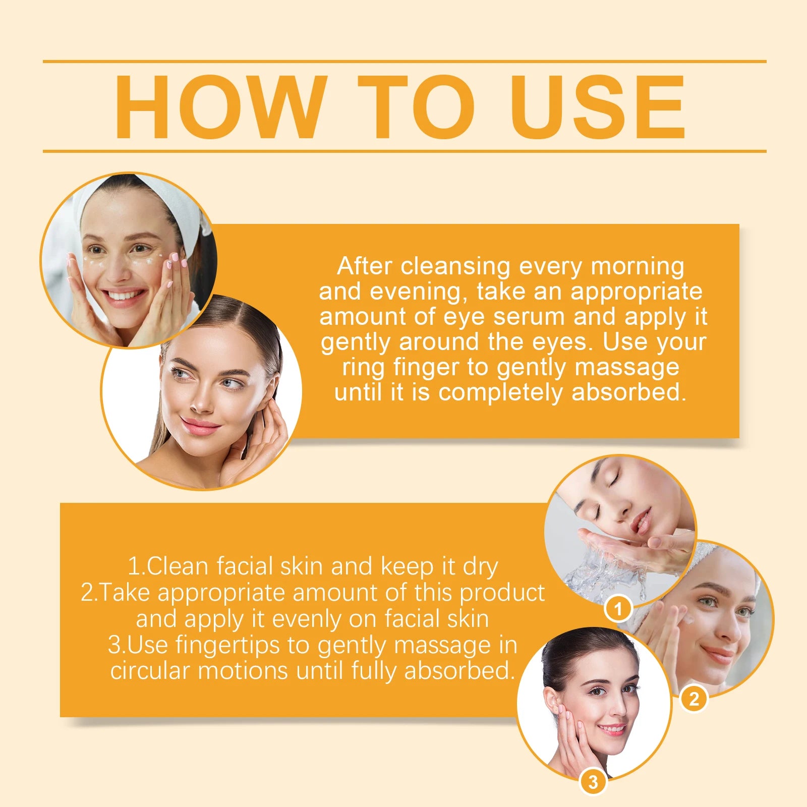 Vitamin C Skincare Set Face Whiten Cream Dark Spots Serum Cleaning Facial Cleanser Moisturizer Toner Firming Eye Cream Skin Care