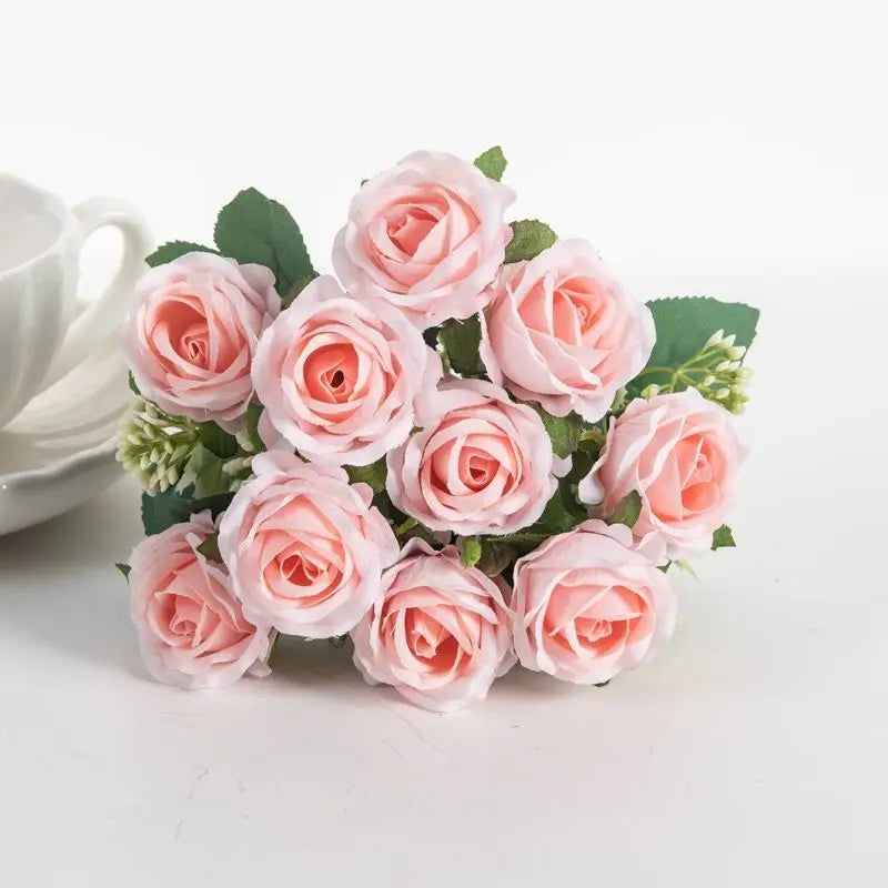 1PC Artificial flowers Begonia plants bouquet suitable Long Vine for wall family room garden wedding indoor outdoor decoration