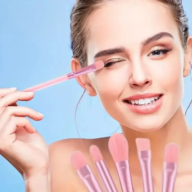 13pcs Premium  Nylon Bristle Makeup Brush Set - Soft, Gentle, and Cruelty-Free for Flawless Foundation, Blush, Powder,