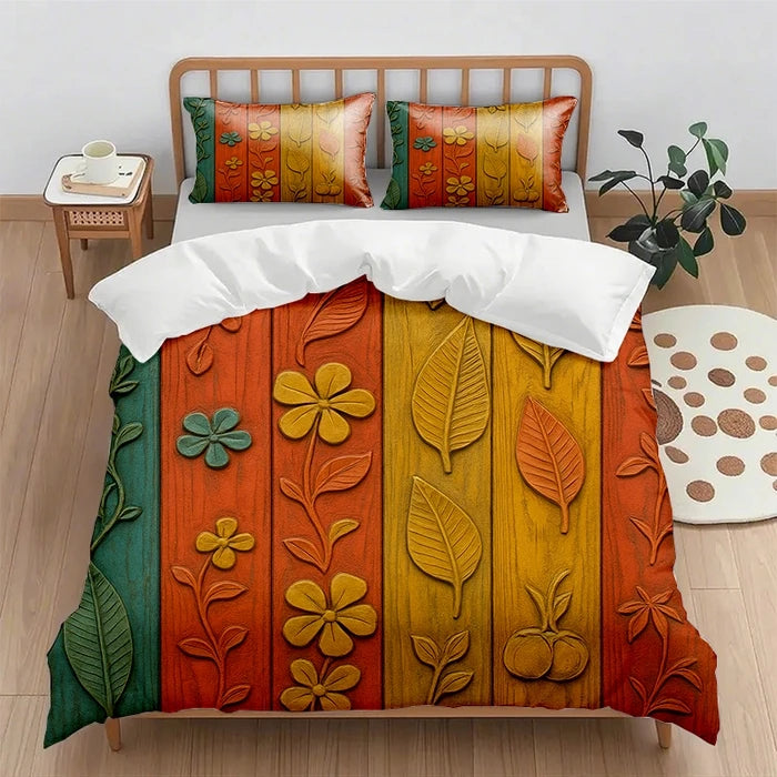2025 new (Quilt cover + pillowcase) digital printing quilt cover set 2pcs/3pcs holiday gift household quilt cover without sheet