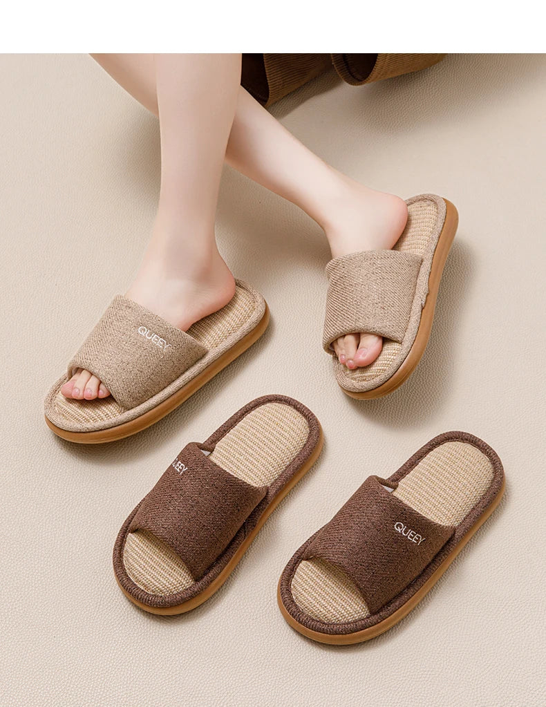 New  slippers for women at home, indoor anti Non-Slip couple summer floor slippers Men Shoes For All Seasons