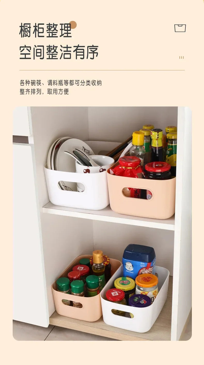 Foldable Storage Boxes Student Desktop Collapsible Crate Organizer Tape Stationery Cosmetic Rack Folding Storage Basket 1PC