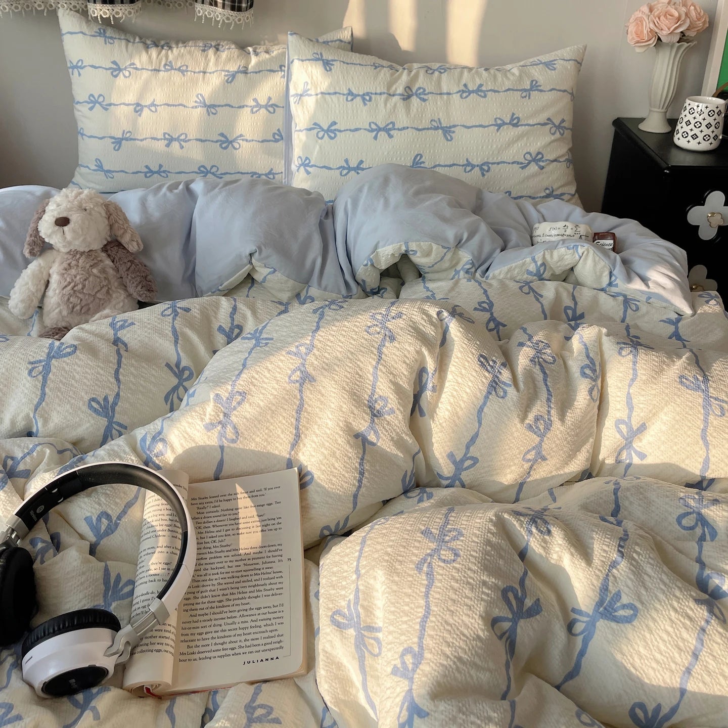 Ultra Soft Microfiber Duvet Cover With Zipper Closure Corner Ties Fade Stain Resistant Easy Care Bedding for Adults Kids Bedroom