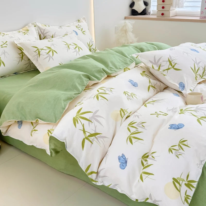 Spring 2025 Plant-based Cashmere Single Quilt Cover Printed Duvet Cover Skin-friendly and Breathable Bedding 150x200 220x240