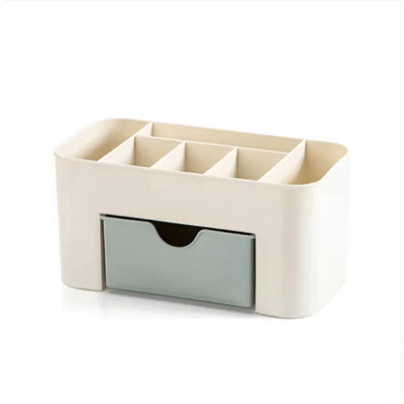 Drawer Cosmetic Storage Box Makeup Brush Organiser Desktop Jewellery Skincare Lipstick Mask Compartment Makeup Case