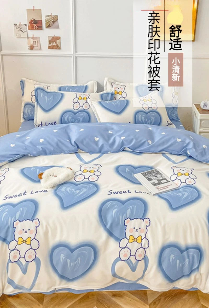 Warm Duvet Covers Suitable for Various Skin Types in Autumn Winter Spring Soft Bedding Covers Suitable for All Seasons Bed Sack