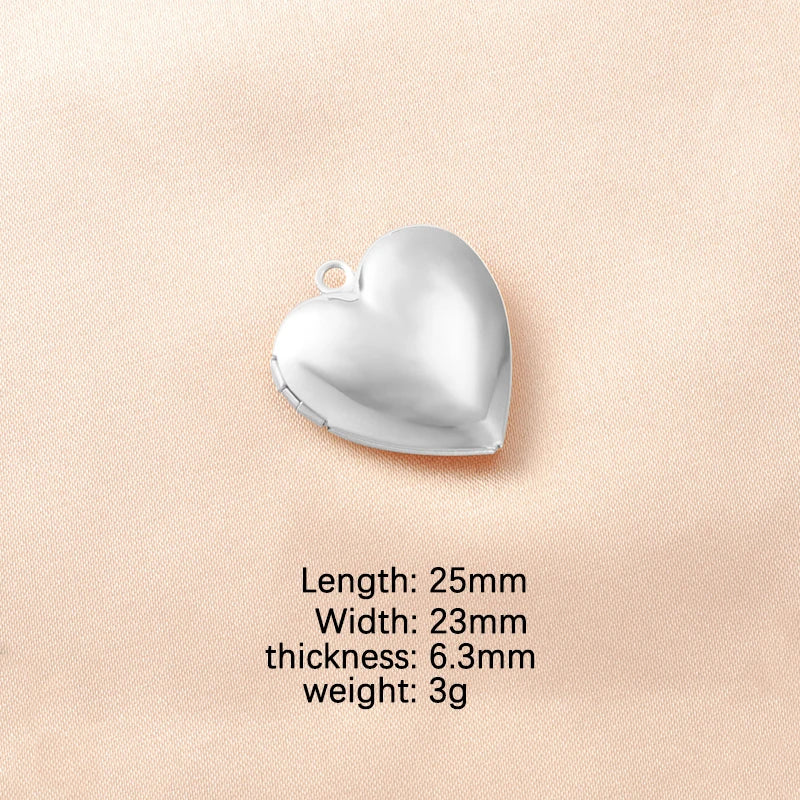 RUMNVNTY 5pc Carved Designs Round Photo Frame Pendant Necklace Stainless Steel Charms Locket Girls Women Memorial Jewelry