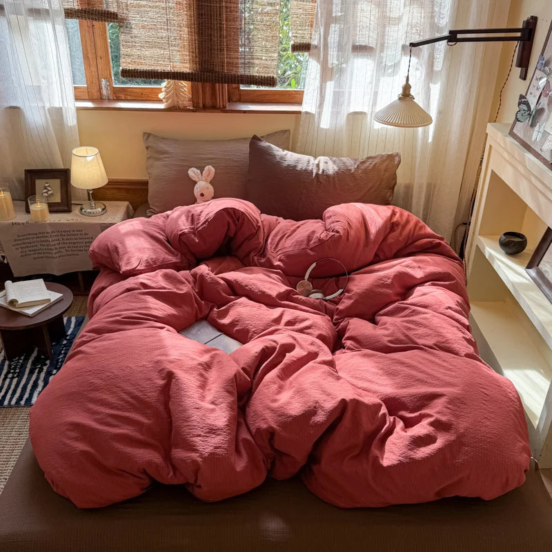 1 Duvet Cover, Soft Breathable Microfiber Quilt Cover, Wrinkle Resistant Fade Resistant All Season Bedding Comforter Cover