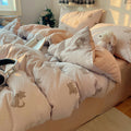 Ultra Soft Microfiber Duvet Cover With Zipper Closure Corner Ties Fade Stain Resistant Easy Care Bedding for Adults Kids Bedroom
