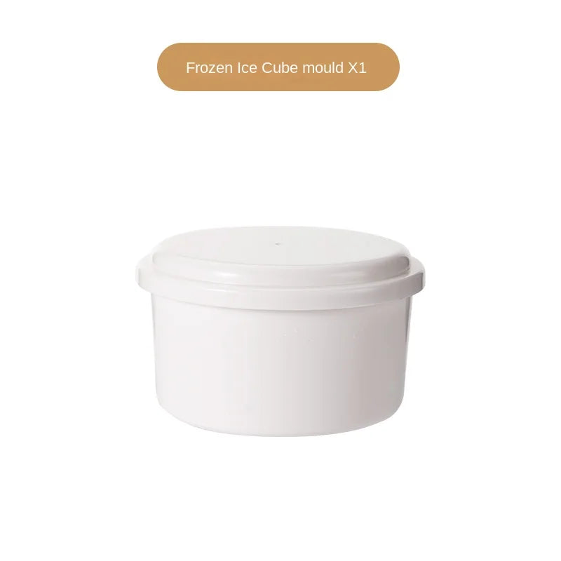 Household Small Size Hand-Operated Making Smoothie Machine with Ice Cube Mold Kitchen Hand Shaved Ice Breaker Ice Crusher
