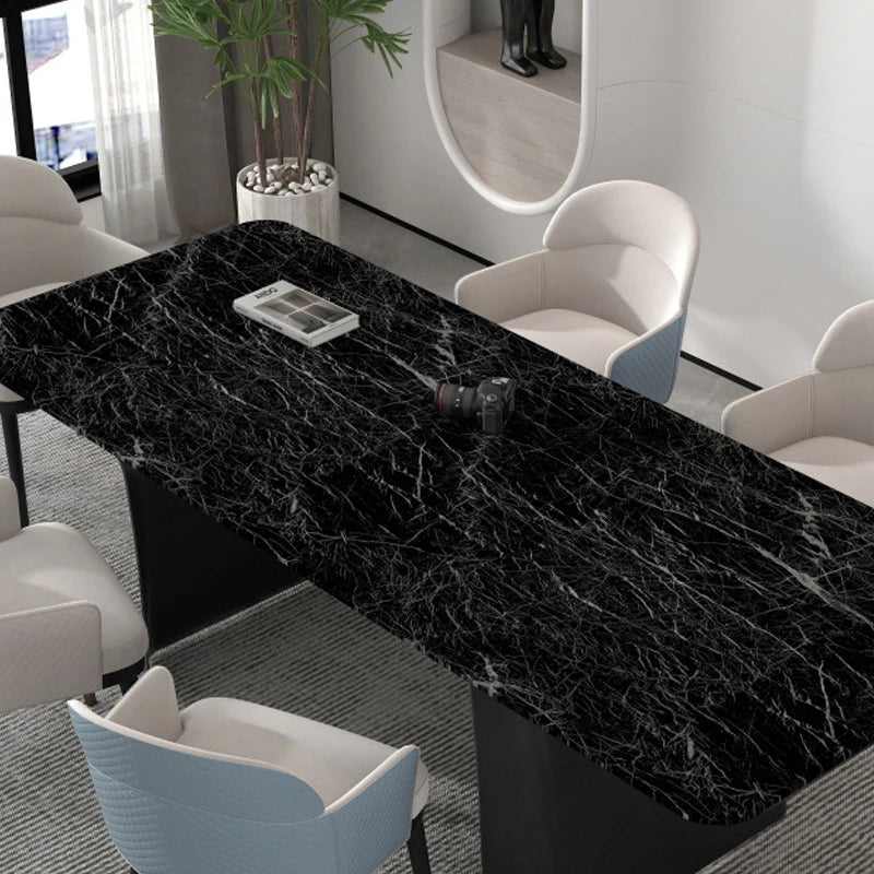Marble Wall Stickers Wallpaper, Kitchen Countertops Cabinets Furniture Self-adhesive Wallpaper, PVC Greaseproof Stickers