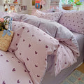 Double-layer Gauze Duvet Cover Single/Queen/King Flower Printed housse de couette Skin-friendly funda nordica 150 cama 이불커버