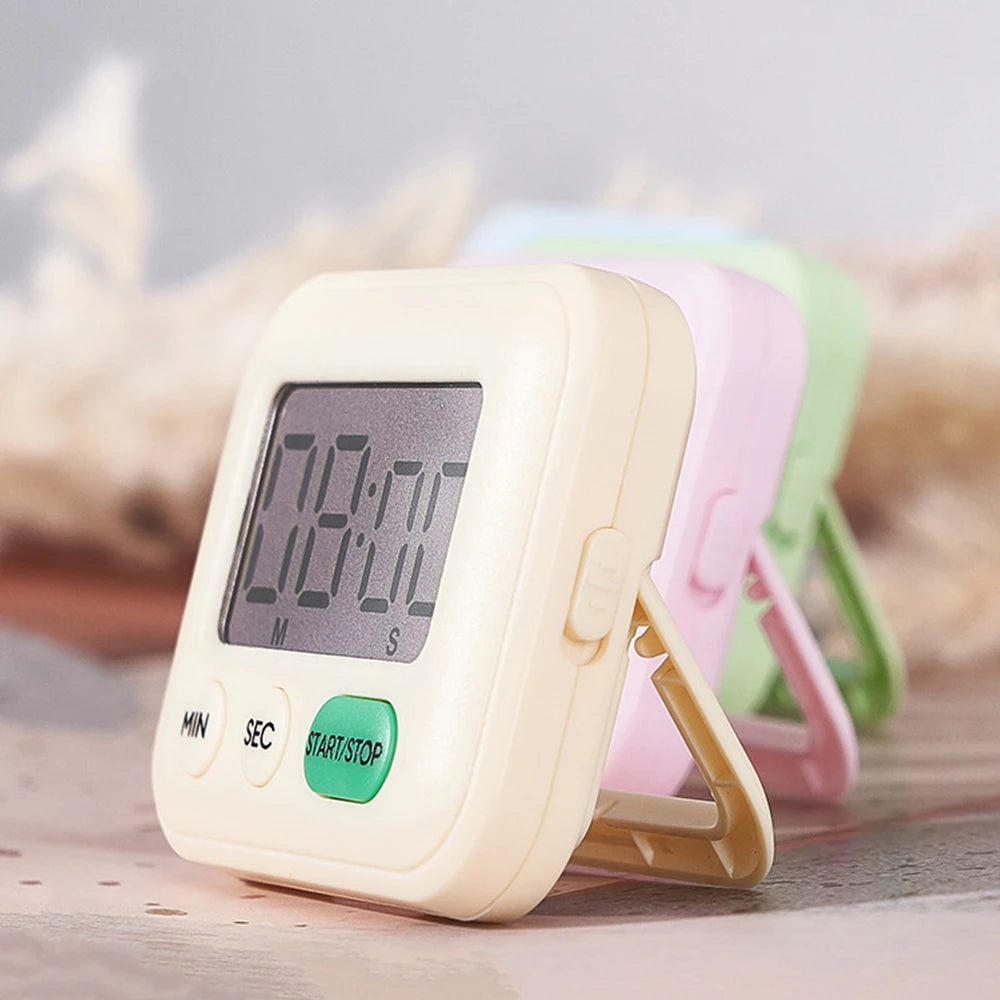 Silent Alarm for Student Time ManagementDigital Timer for Kids Study & Kitchen–Magnetic Countdown Timer with Large Display,99min