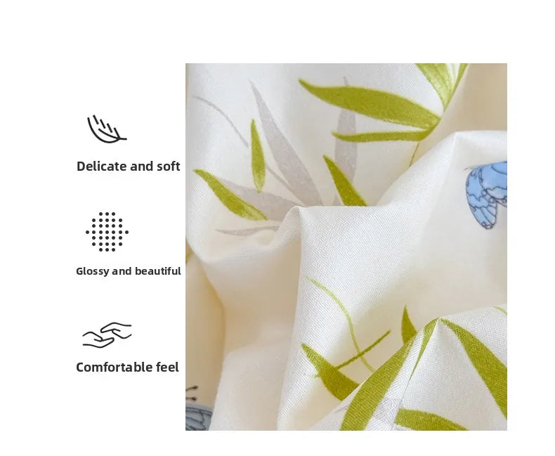 Spring 2025 Plant-based Cashmere Single Quilt Cover Printed Duvet Cover Skin-friendly and Breathable Bedding 150x200 220x240