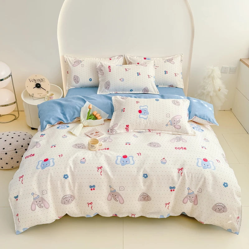 Spring 2025 Plant-based Cashmere Single Quilt Cover Printed Duvet Cover Skin-friendly and Breathable Bedding 150x200 220x240
