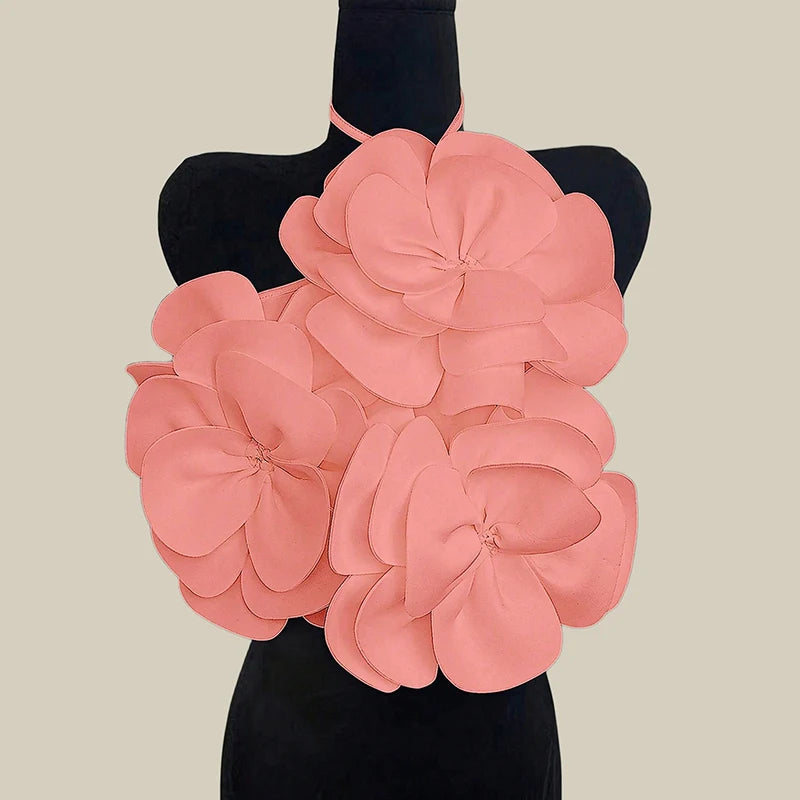 Elegant Flower Design T Shirt Women Sexy Sleeveless Women T-Shirts Pink Red Black Fashion Slim Tee Tops Female Pullover